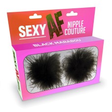 Sexy Af Nipple Couture Black Marabou Sexy Af Nipple Couture Black Marabou