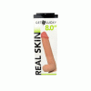 Get Lucky 8 Inch Real Skin Dildo - Tan
