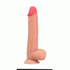 Get Lucky 8 Inch Real Skin Dildo - Tan