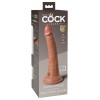 King Cock Elite 7 Inch Dual Density Silicone Cock - Tan King Cock Elite 7 Inch Dual Density Silicone Cock - Tan