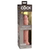 King Cock Elite 9 Inch Silicone Dual Density Cock - Light