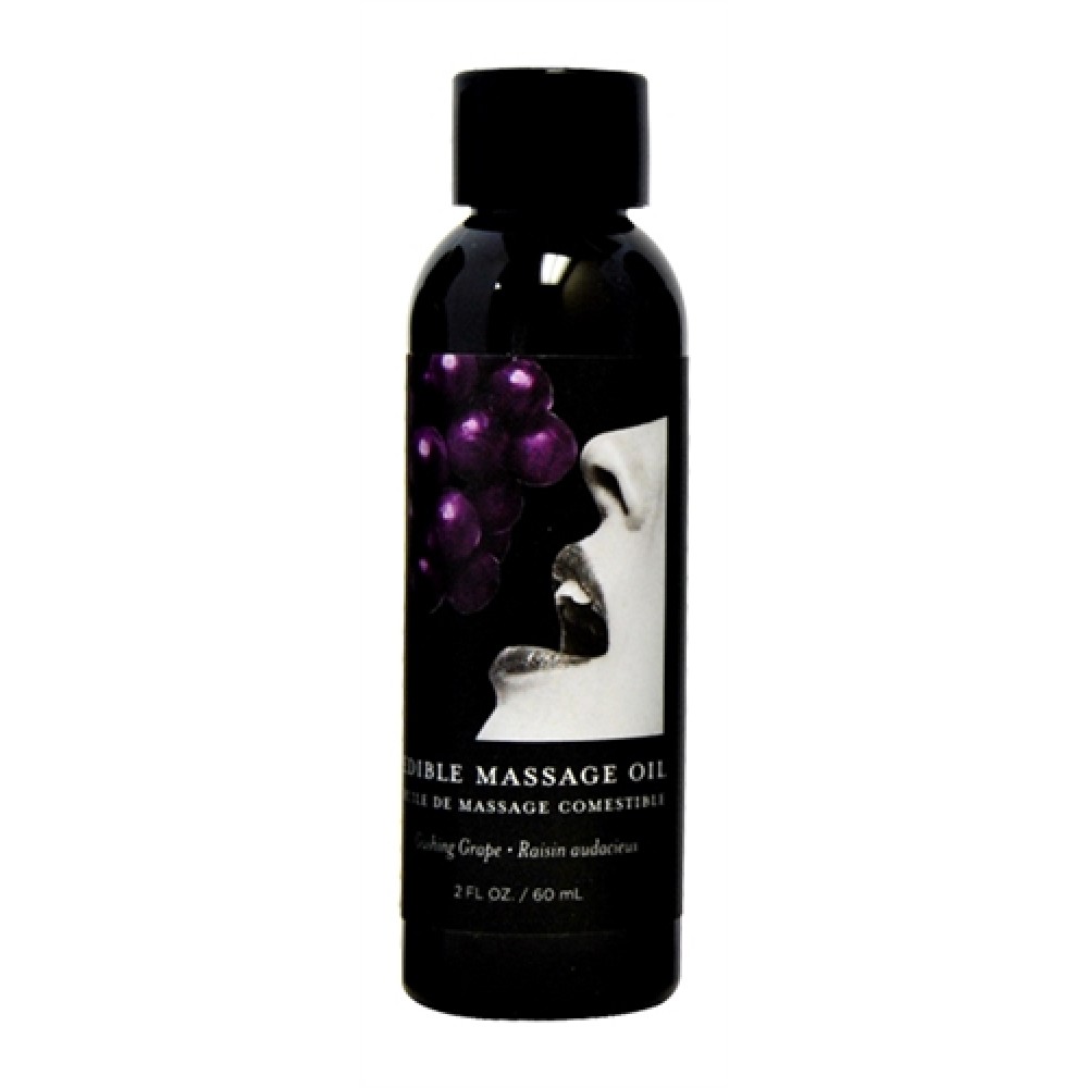 Edible Massage Oil - Grape - 2 Fl. Oz.