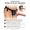 King Cock Elite Beginner's Body Dock Strap-on Harness - Black
