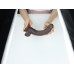 Real Skin 8" Dual Layer Dildo - Dark Brown