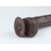 Real Skin 8" Dual Layer Dildo - Dark Brown