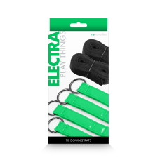 Electra Play Things - Tie Down Straps - Green Electra Play Things - Tie Down Straps - Green