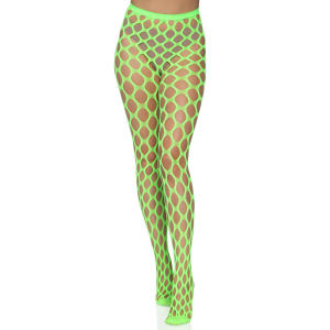 Jumbo Pothole Net Tights - Neon Green - One Size Jumbo Pothole Net Tights - Neon Green - One Size