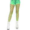 Jumbo Pothole Net Tights - Neon Green - One Size