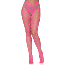 Jumbo Pothole Net Tights - Neon Pink- One Size Jumbo Pothole Net Tights - Neon Pink- One Size