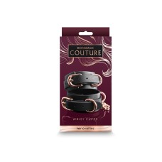 Bondage Couture - Wrist Cuffs - Black Bondage Couture - Wrist Cuffs - Black