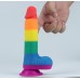 7.5" Pride Dildo - Rainbow