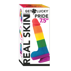 7.5" Pride Dildo - Rainbow