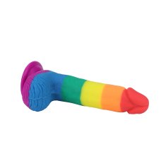 7.5" Pride Dildo - Rainbow