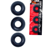 Ringer Cockring 3 Pack - Small - Night Black Ringer Cockring 3 Pack - Small - Night Black