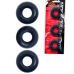 Ringer Cockring 3 Pack - Small - Night Black