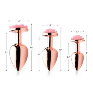 Pink Rose Gold Anal Plug - Small Pink Rose Gold Anal Plug - Small