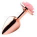 Pink Rose Gold Anal Plug - Small Pink Rose Gold Anal Plug - Small