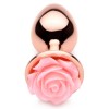Pink Rose Gold Anal Plug - Small