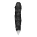 Interchangeable Black and White Fox Tail