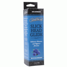 Goodhead - Slick Head Glide - Blue Raspberry - 4 Oz. Goodhead - Slick Head Glide - Blue Raspberry - 4 Oz.