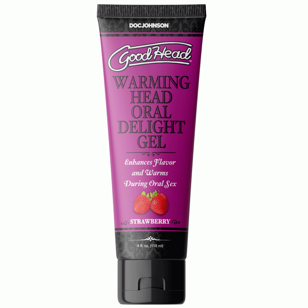 Goodhead - Warming Head Oral Delight Gel - Strawberry - 4 Fl. Oz.