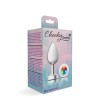 Light Up Silver Metal Plug - Medium