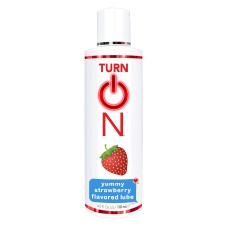 Turn on Yummy Strawberry Flavored Lube  - 4 Fl. Oz