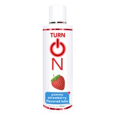 Turn on Yummy Strawberry Flavored Lube - 6 Fl. Oz.