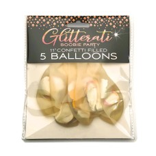 Glitterati Boobie Confetti Balloons Glitterati Boobie Confetti Balloons