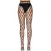 Rhinestone Pothole Net Tights - One Size - Black Rhinestone Pothole Net Tights - One Size - Black