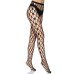 Rhinestone Pothole Net Tights - One Size - Black Rhinestone Pothole Net Tights - One Size - Black