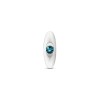 Silver Anchor Buttplug Kit - Clear Iridescent/teal