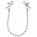 Nipple Play Crystal Chain Nipple Clamps - Pink Nipple Play Crystal Chain Nipple Clamps - Pink