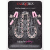 Nipple Play Crystal Chain Nipple Clamps - Pink