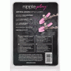 Nipple Play Crystal Chain Nipple Clamps - Pink