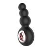 Gender Fluid Quiver Anal Ring Bead Vibe - Black