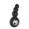 Gender Fluid Quiver Anal Ring Bead Vibe - Black