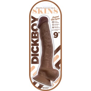 Dickboy - Skins - Dildo With Balls - 9 Inch - Caramel Dick Lovers Dickboy - Skins - Dildo With Balls - 9 Inch - Caramel Dick Lovers
