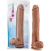 Au Naturel - Daddy - 14 Inch Dildo - Mocha