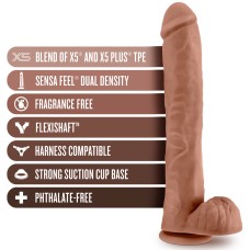 Au Naturel - Daddy - 14 Inch Dildo - Mocha Au Naturel - Daddy - 14 Inch Dildo - Mocha