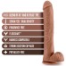 Au Naturel - Daddy - 14 Inch Dildo - Mocha