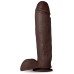 Au Naturel - Huge - 10 Inch Dildo - Chocolate