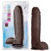 Au Naturel - Huge - 10 Inch Dildo - Chocolate
