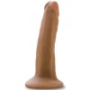 Dr. Skin Silicone - Dr. Lucas - 5 Inch Dong With Suction Cup - Mocha