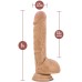 Au Naturel - Big Billy - 9 Inch Dildo - Mocha Au Naturel - Big Billy - 9 Inch Dildo - Mocha