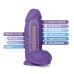 Au Naturel - Bold - Chub - 10 Inch Dildo - Purple