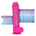 Au Naturel - Bold - Big John - 11 Inch Dildo - Pink