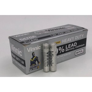 Vinnic Extra Heavy Duty AAA Batteries - 2 Pc./ Shrink Pk. - 60 Pcs. Box