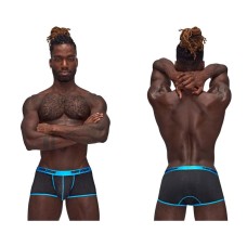 Casanova Uplift Mini Shorts - Small - Black/blue Casanova Uplift Mini Shorts - Small - Black/blue