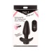 Interchangeable 10x Vibrating Small Silicone Anal Plug With Remote